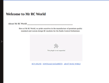 Tablet Screenshot of mr-rcworld.co.uk
